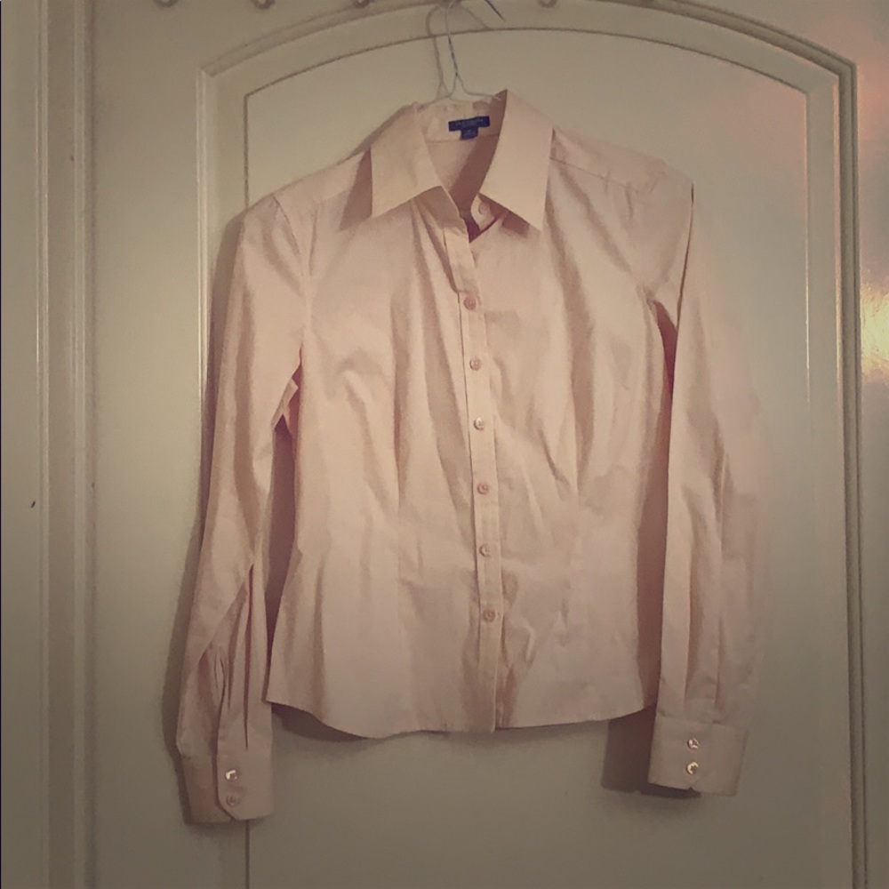 Ann Taylor Blouse • Pale Pink